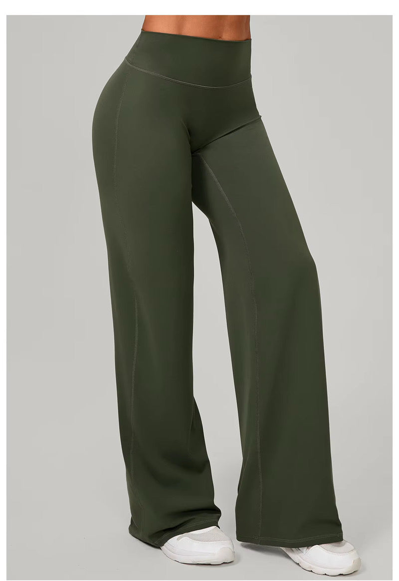 Latina Gang Straight Legging Olive Green