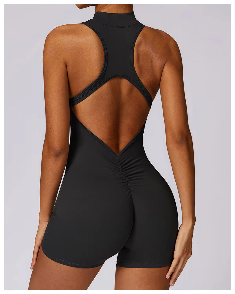 Yas Queen Romper Scrunch Negro