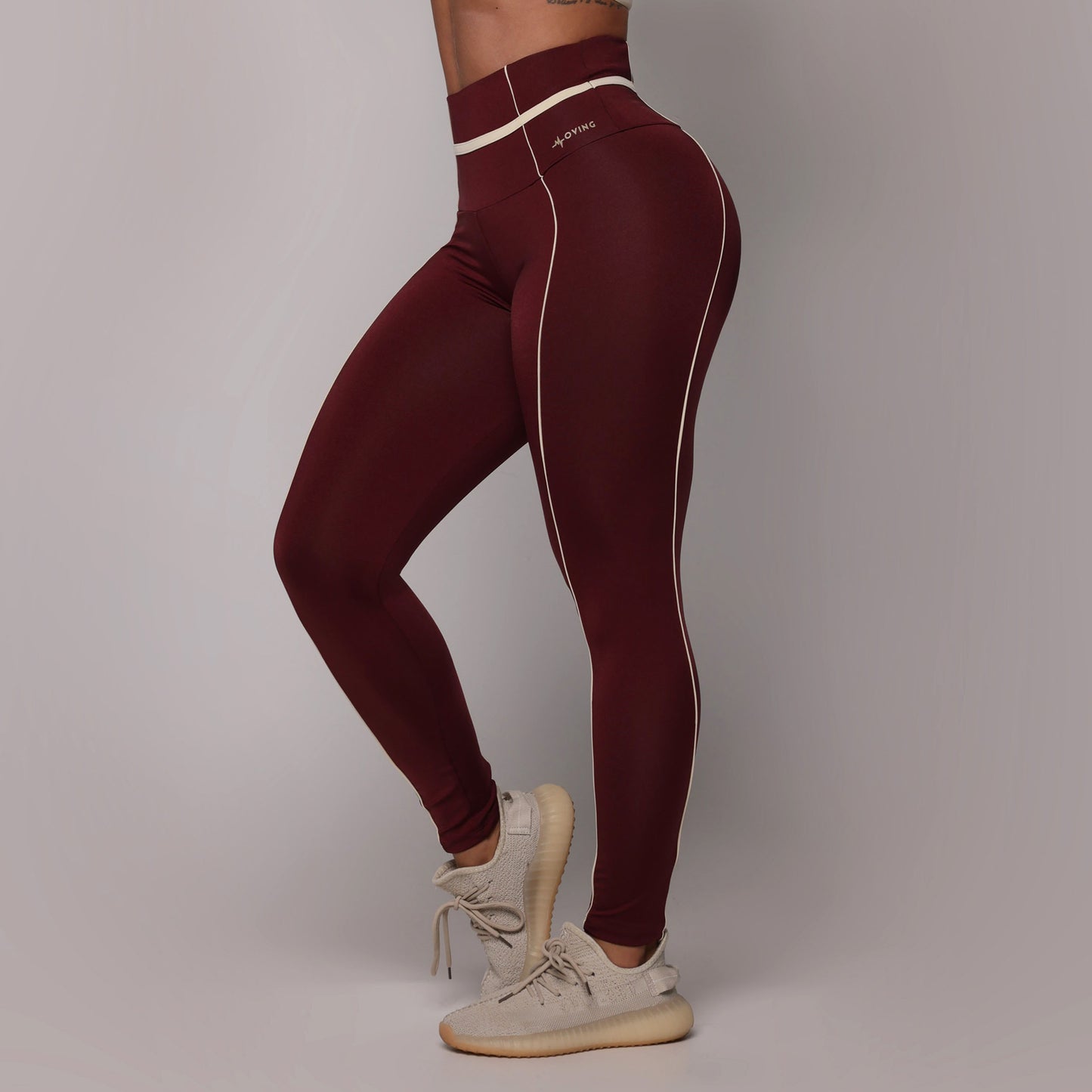 Queens Burgundy Legging Brasileño