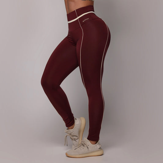 Queens Burgundy Legging Brasileño