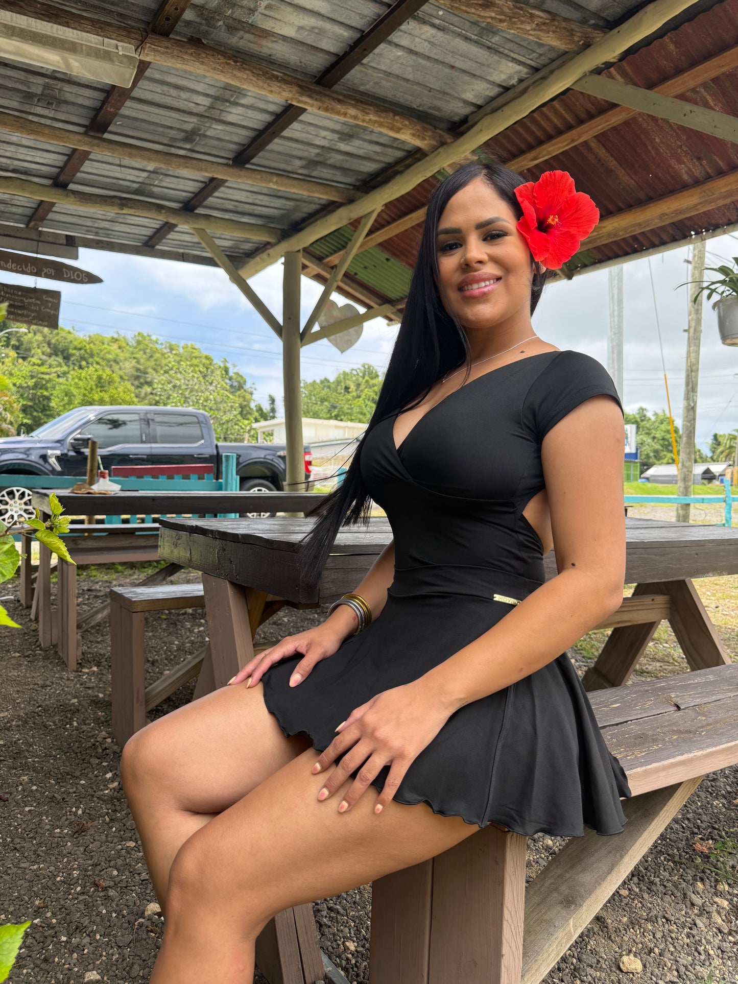 Kym Traje Brasileño Negro con Pantalón