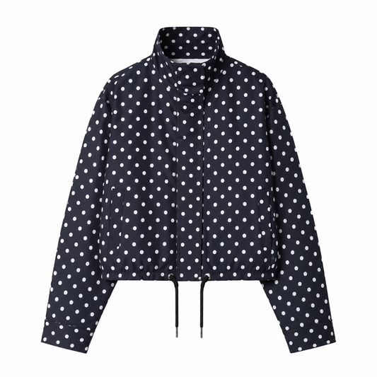 Jacket Polka Dot Negro & Blanco