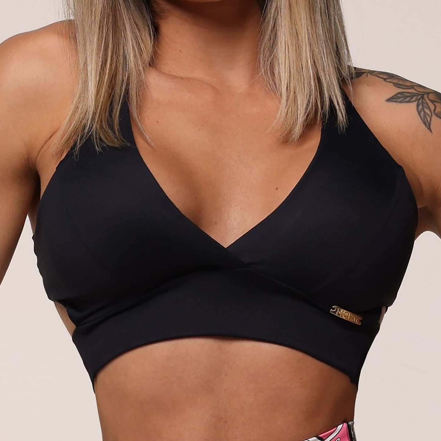 Fany Crop Top Negra