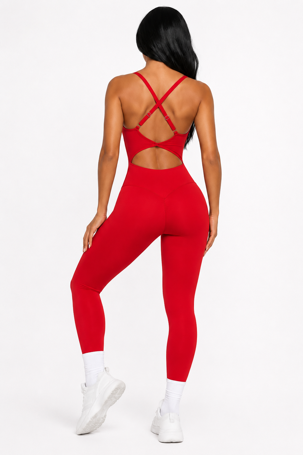 Elevate Enterizo Rojo con Tiras Ajustables