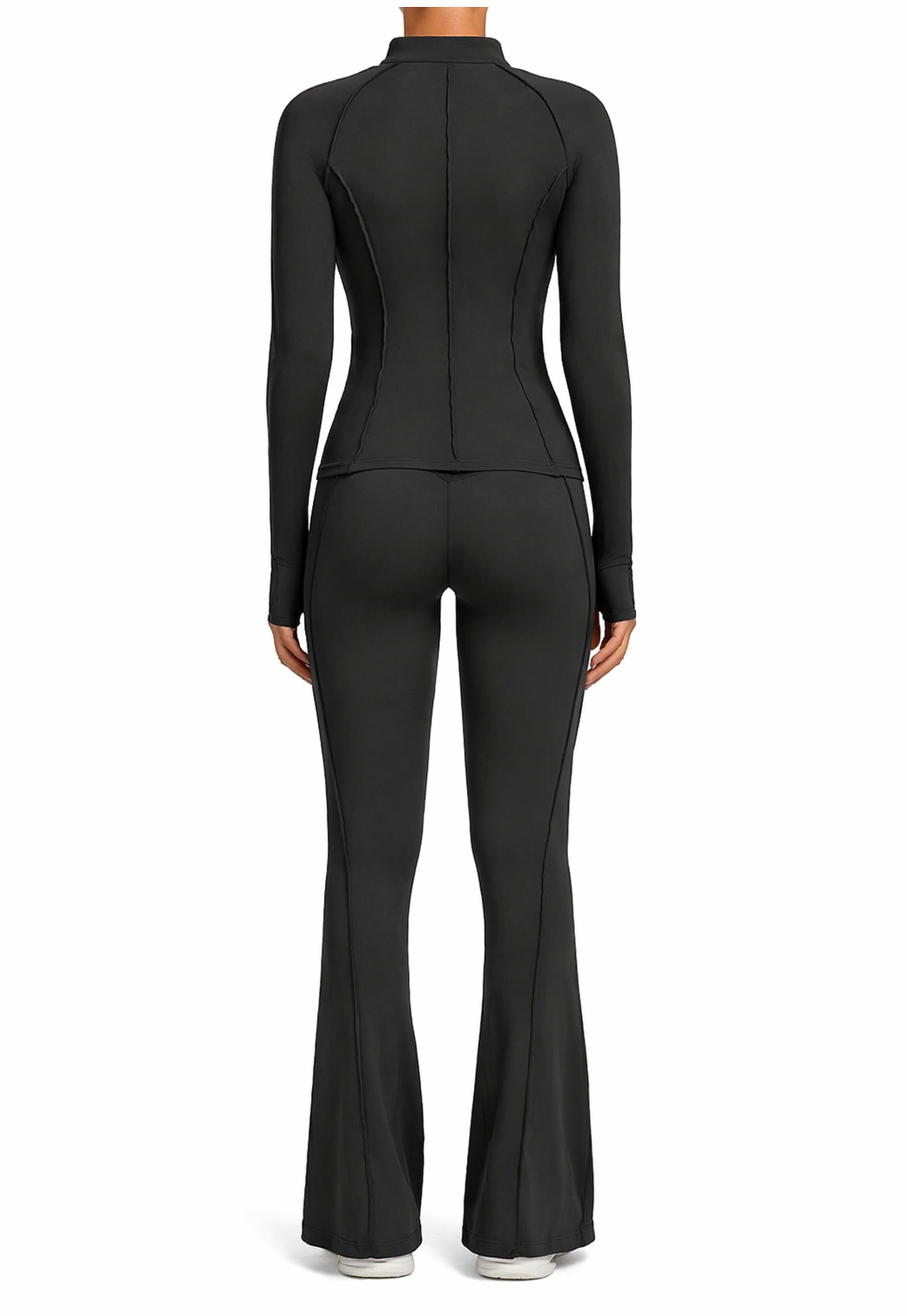 Trending Moto Mami 3 PC Legging, Top & Jacket Negro
