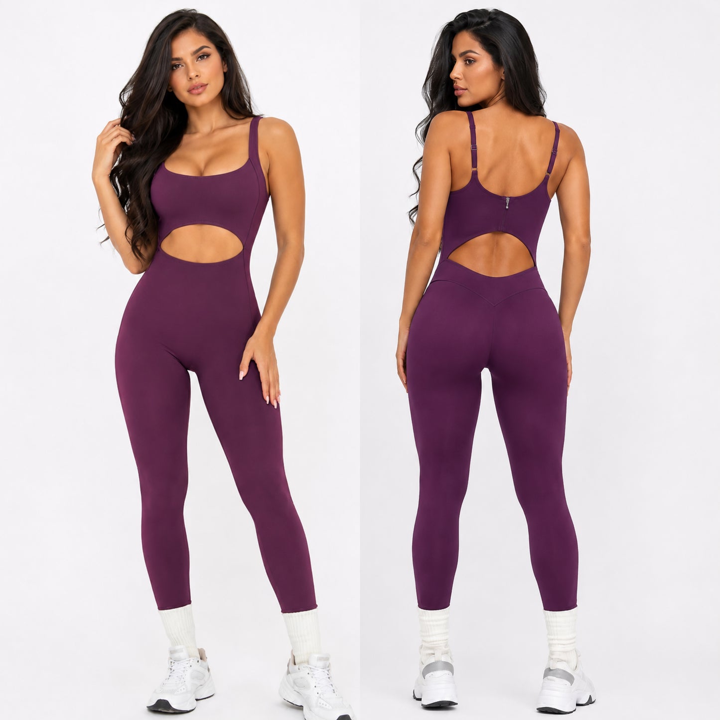 Nizuc Enterizo Plum con Zipper