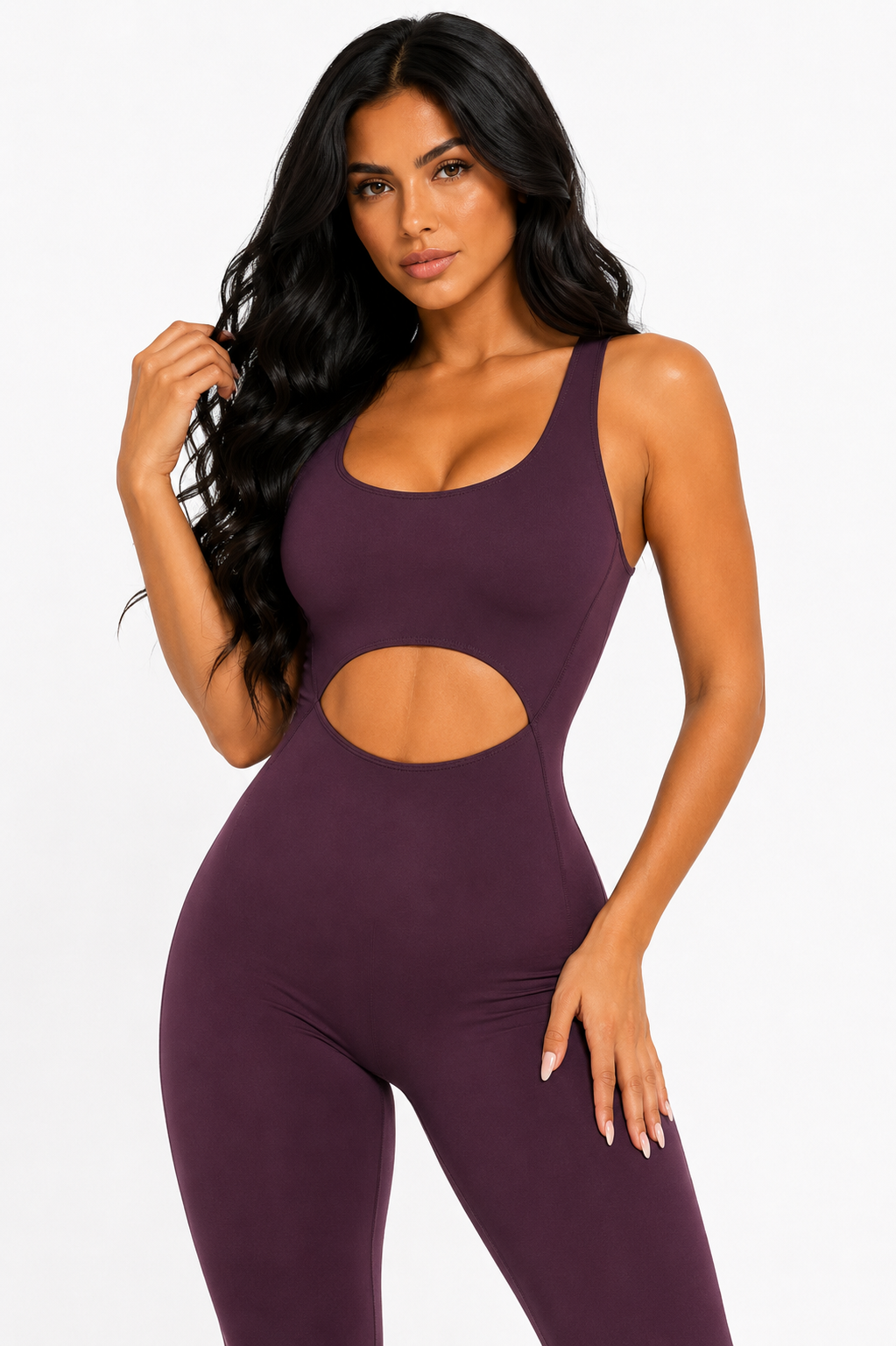Nizuc Enterizo Plum con Zipper