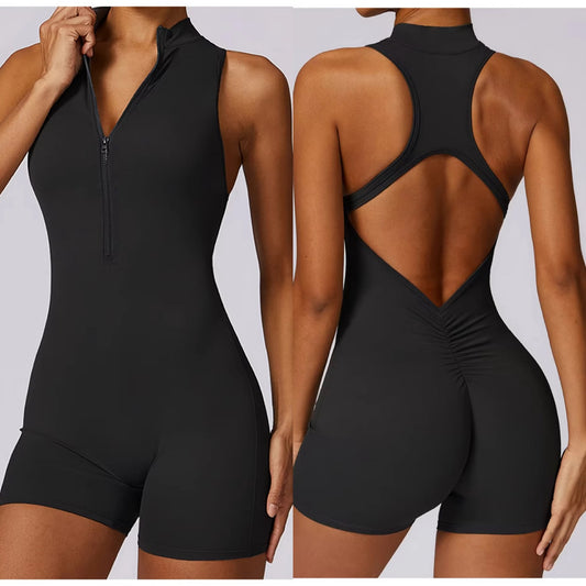 Yas Queen Romper Scrunch Negro