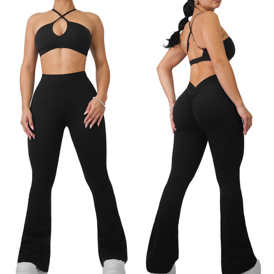 Flare Legging V Scrunch & Top