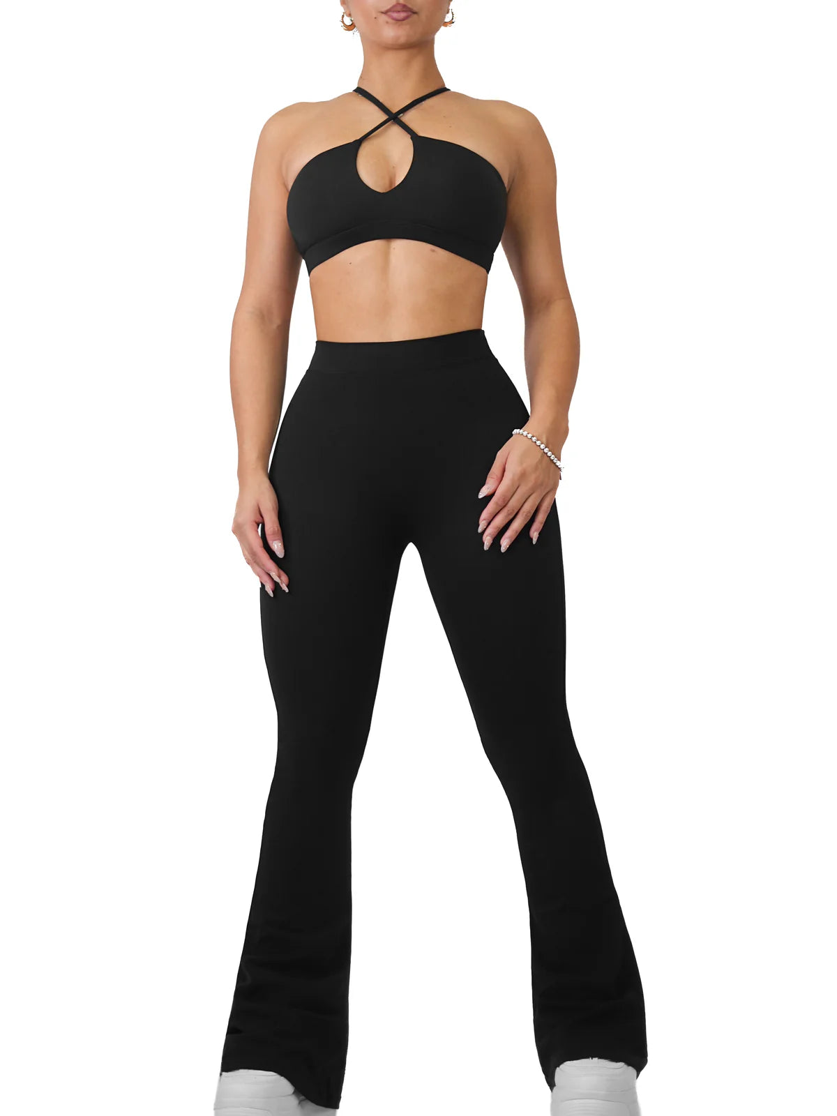 Flare Legging V Scrunch & Top