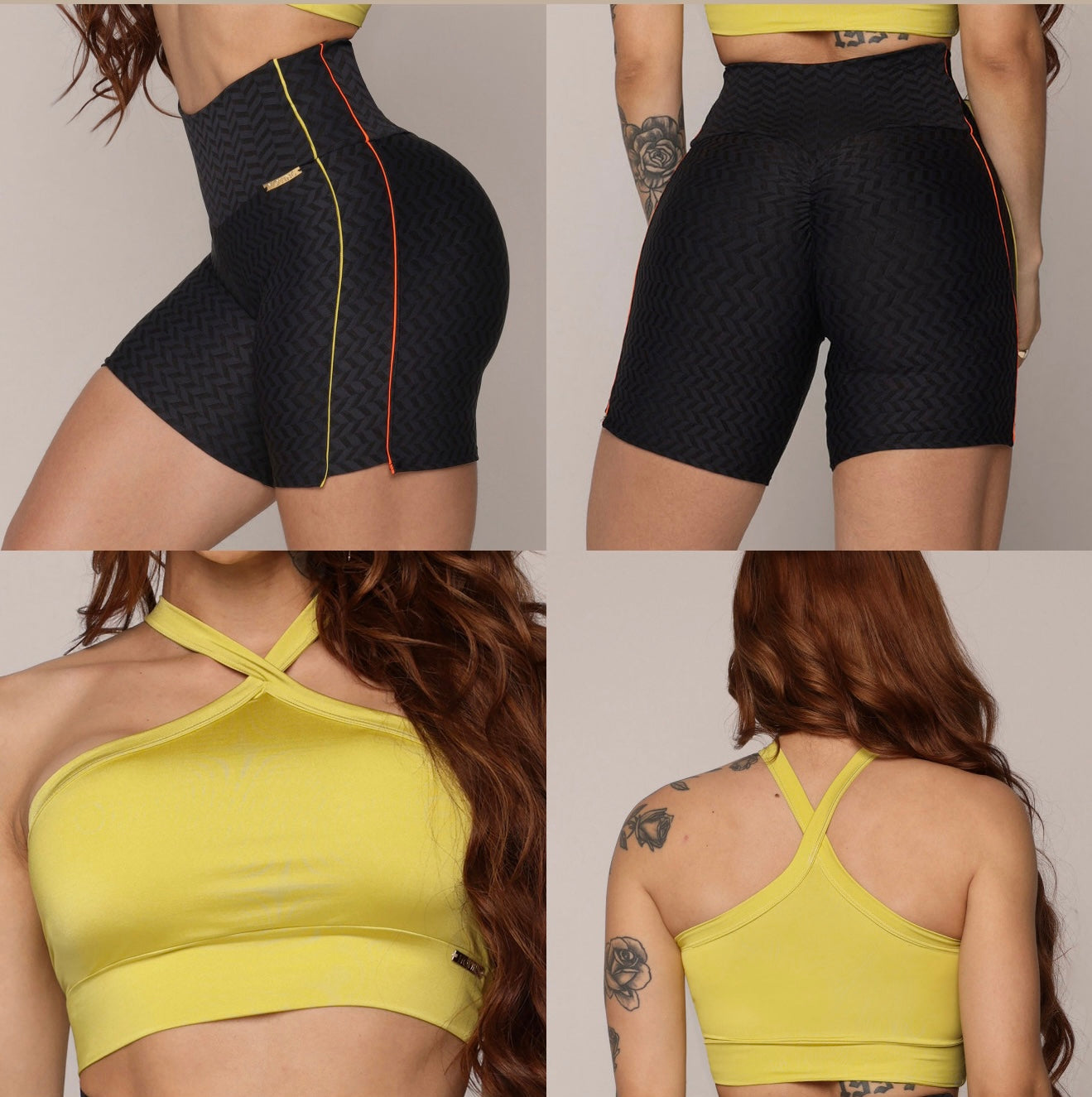 Jacquard Short Brasileño Scrunch & Top