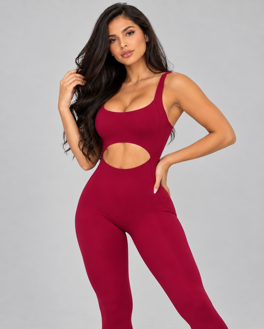 Nizuc Enterizo Rojo con Zipper