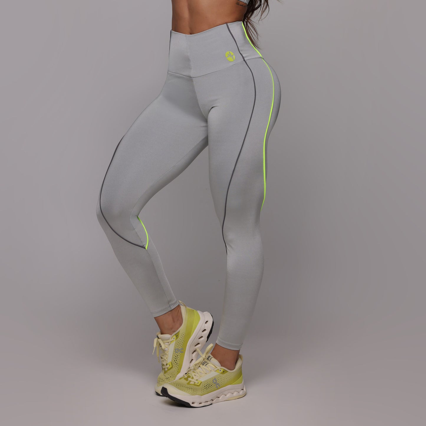Silver Neon Legging Brasileño