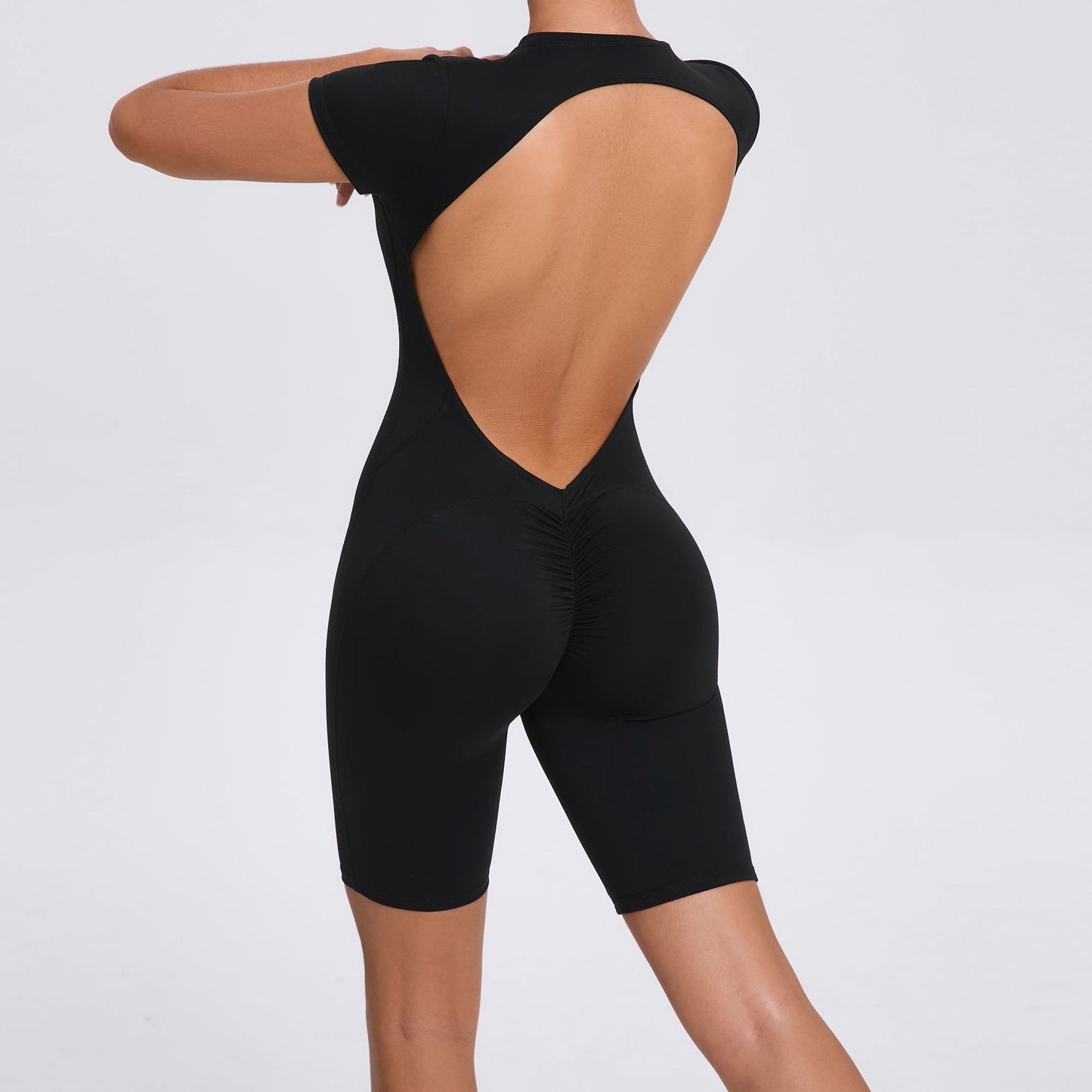 Moto Mami Romper Scrunch Negro