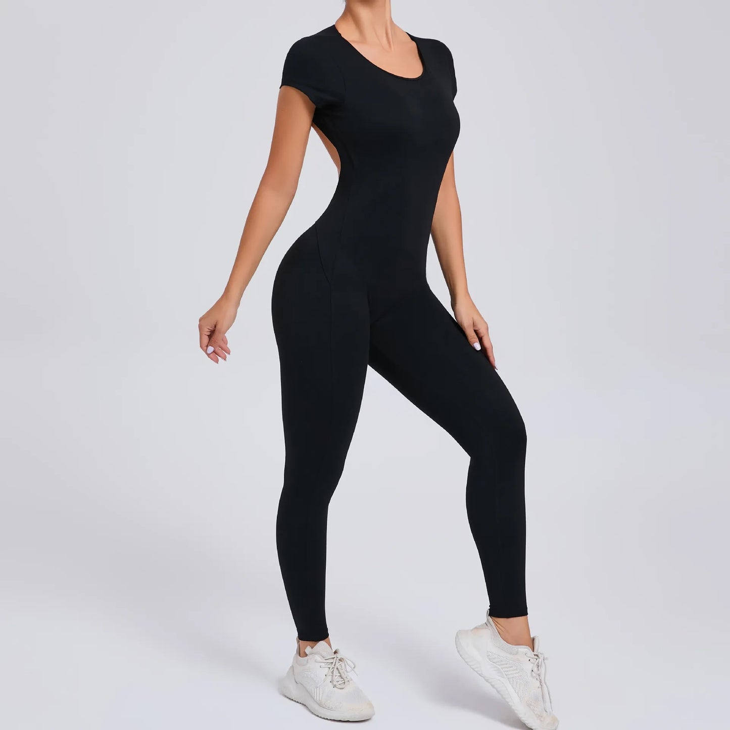 Fit Girl Enterizo Negro