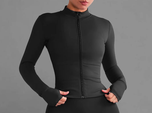 Basic Jacket Long Sleeve Black