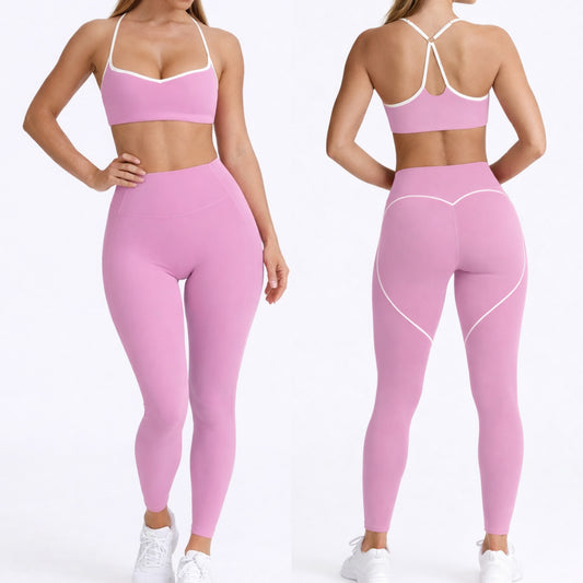 Baby Girl Legging Pink & Crop Top