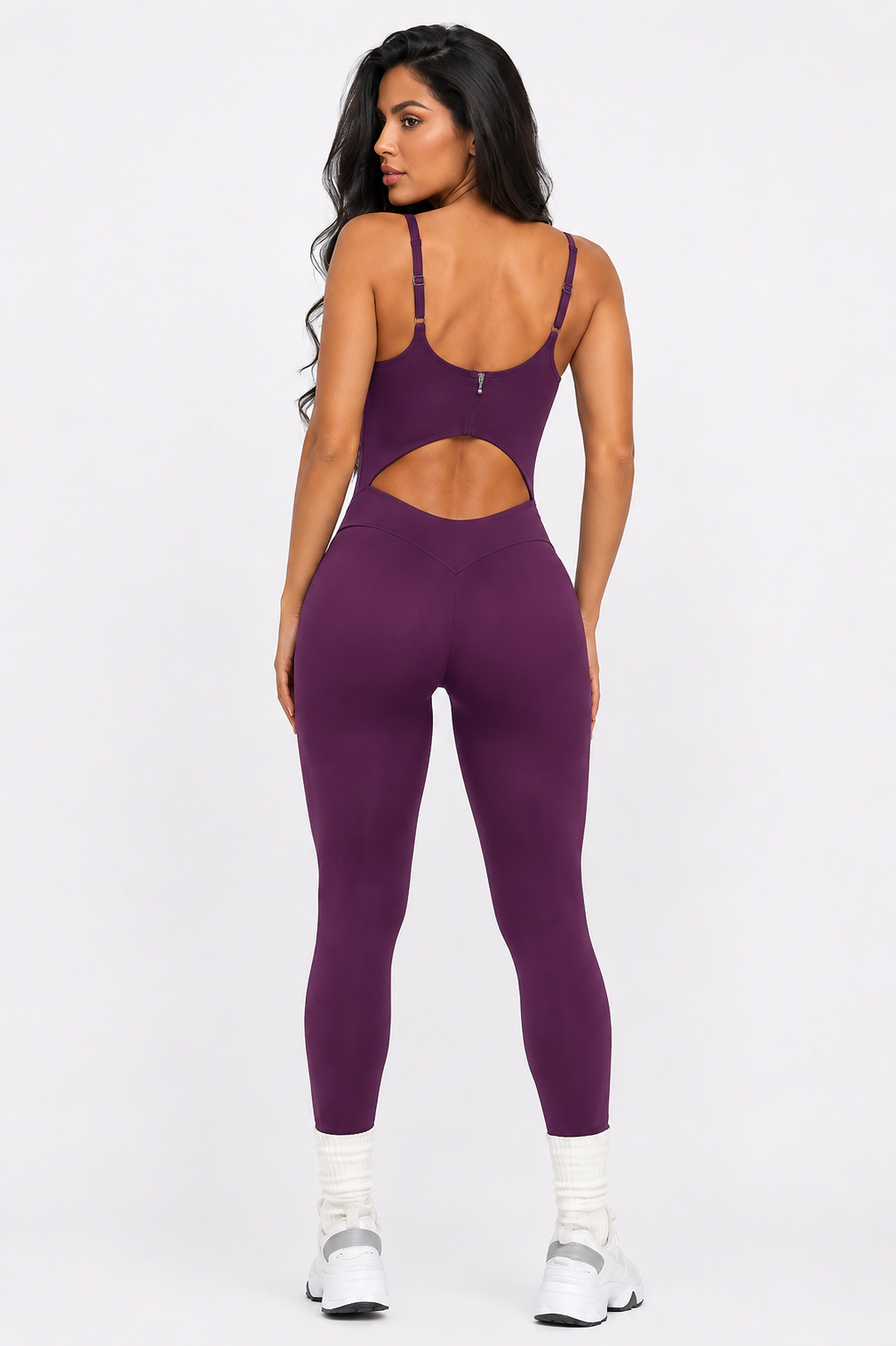Nizuc Enterizo Plum con Zipper