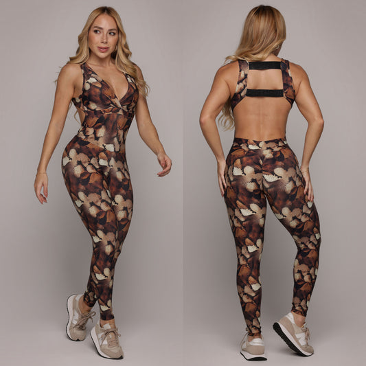 Autumn 3D Enterizo Brasileño Scrunch