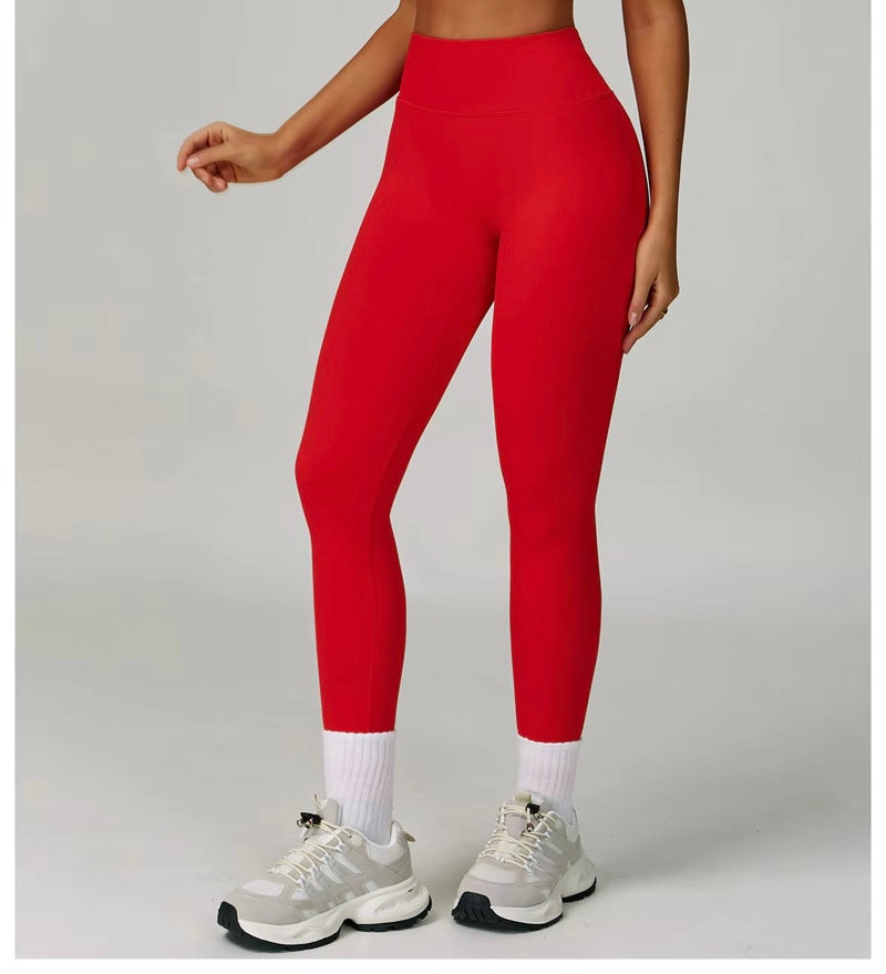 V Scrunch Legging Rojo