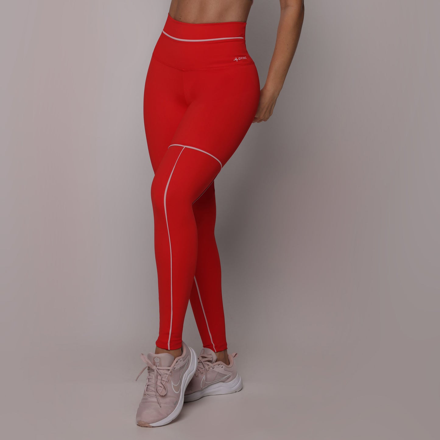 Legging de Compresión Brasileño Rojo & Rosa (5 Estrellas)