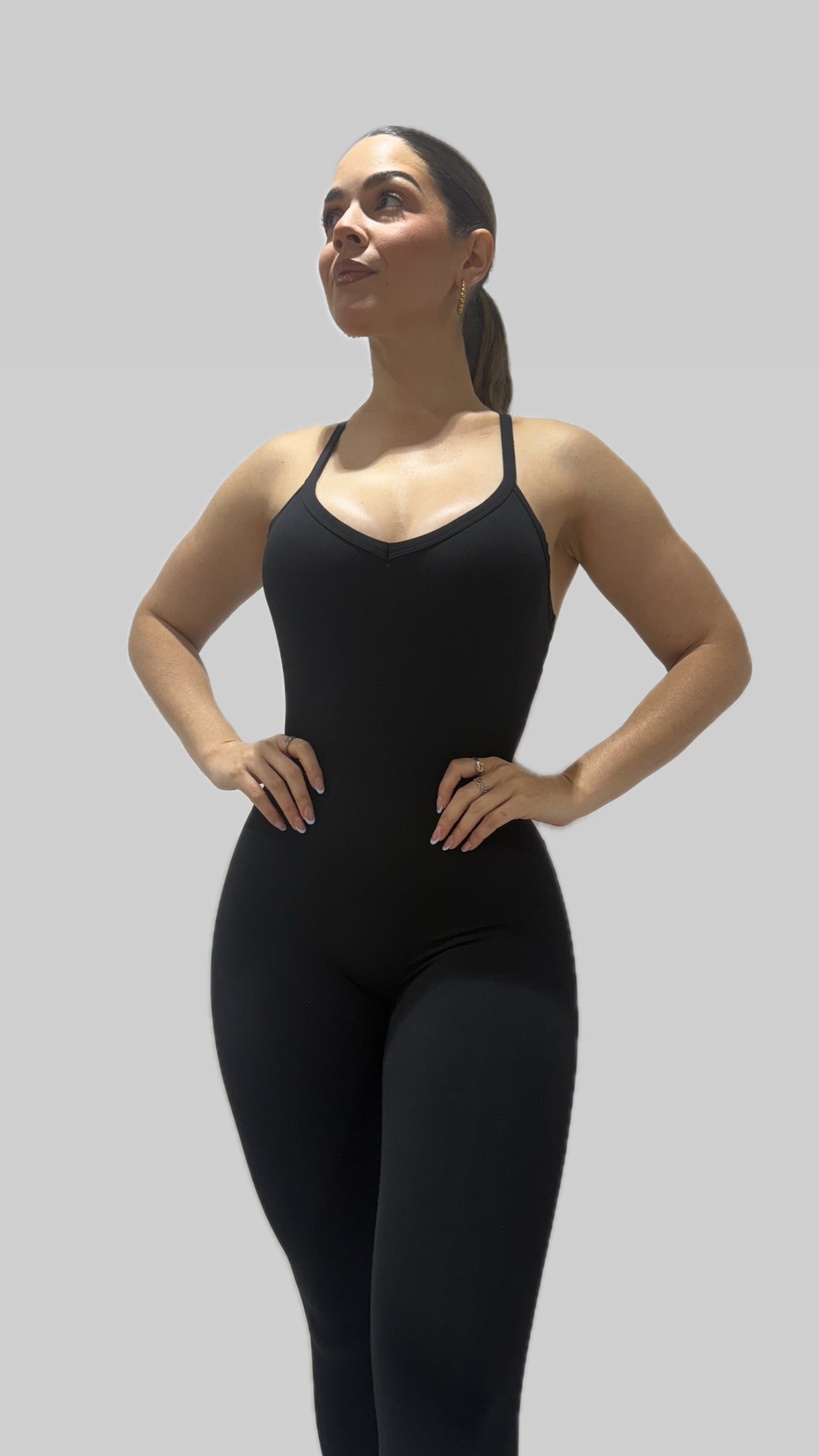 Fit Girl Enterizo Negro