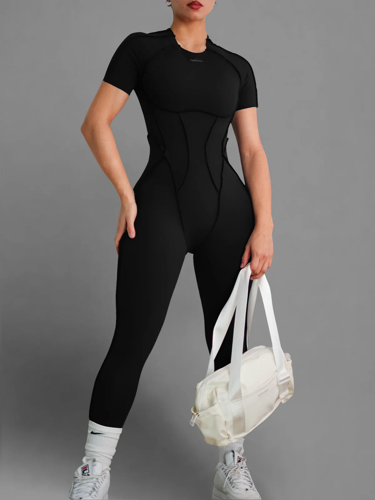 Moto Mami Enterizo Negro