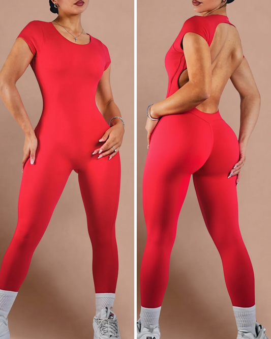 Fit Girl Enterizo Rojo