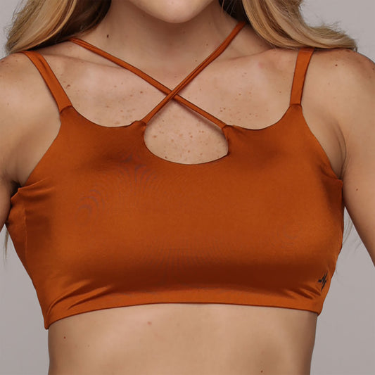 Aspen Copper Crop Top