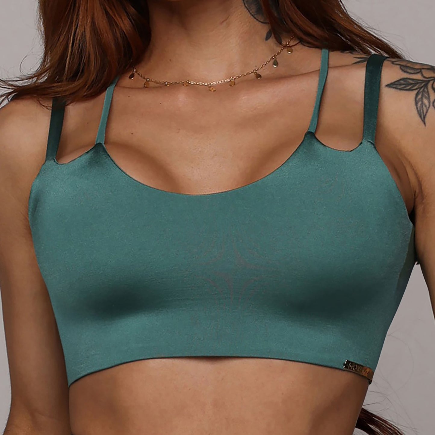 Yucatán Green Crop Top