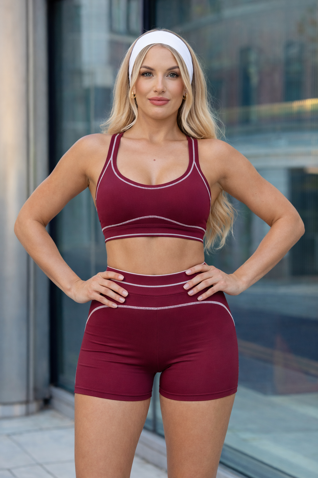 Burgundy Muse Short & Top