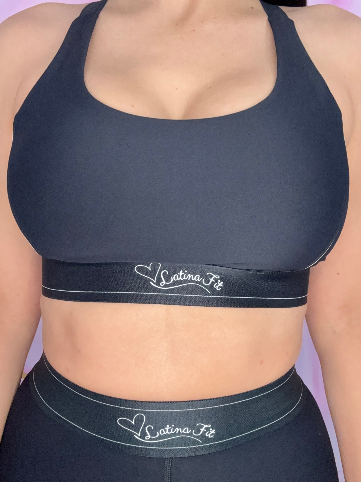 Pilates Black & White Legging & Top