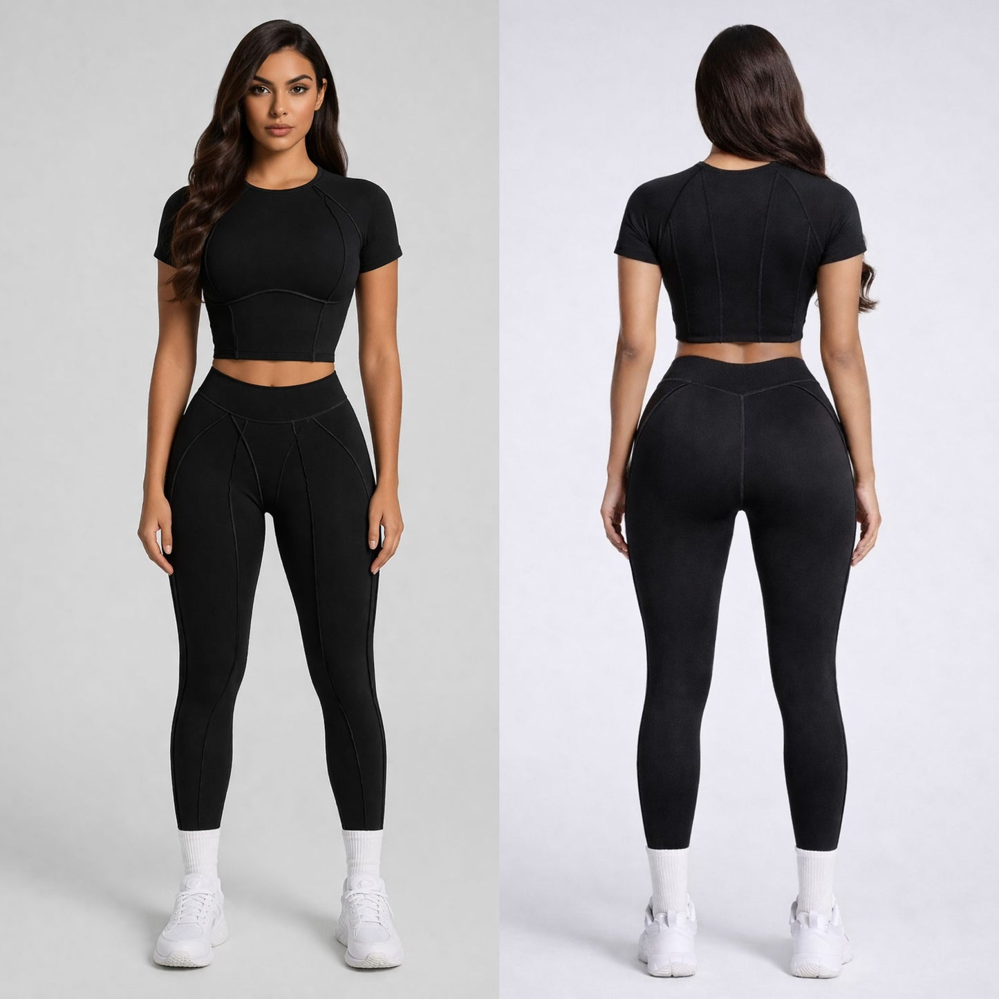 Moto Mami Legging & Top Negro