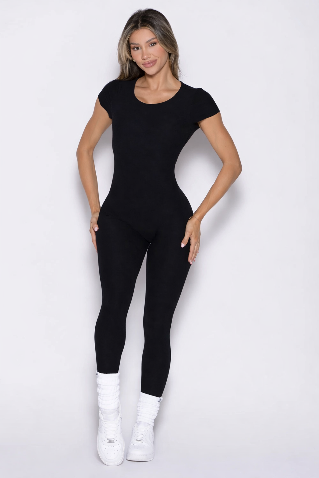 Open Back Enterizo Negro