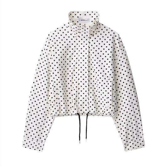 Jacket Polka Dot Blanco & Negro