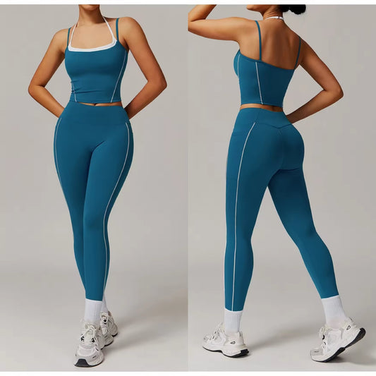 Untochable Legging High Waist & Top Teal