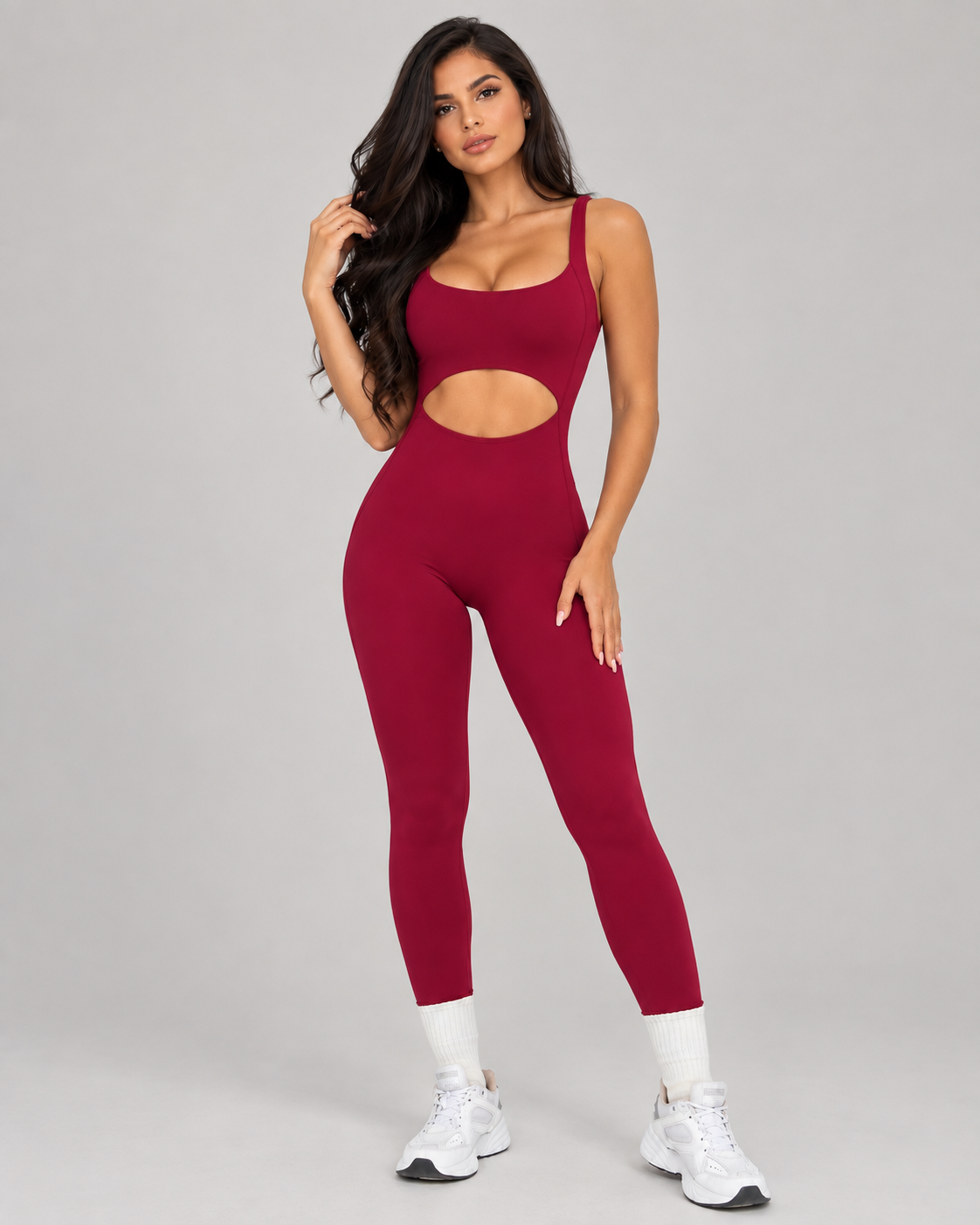 Nizuc Enterizo Rojo con Zipper