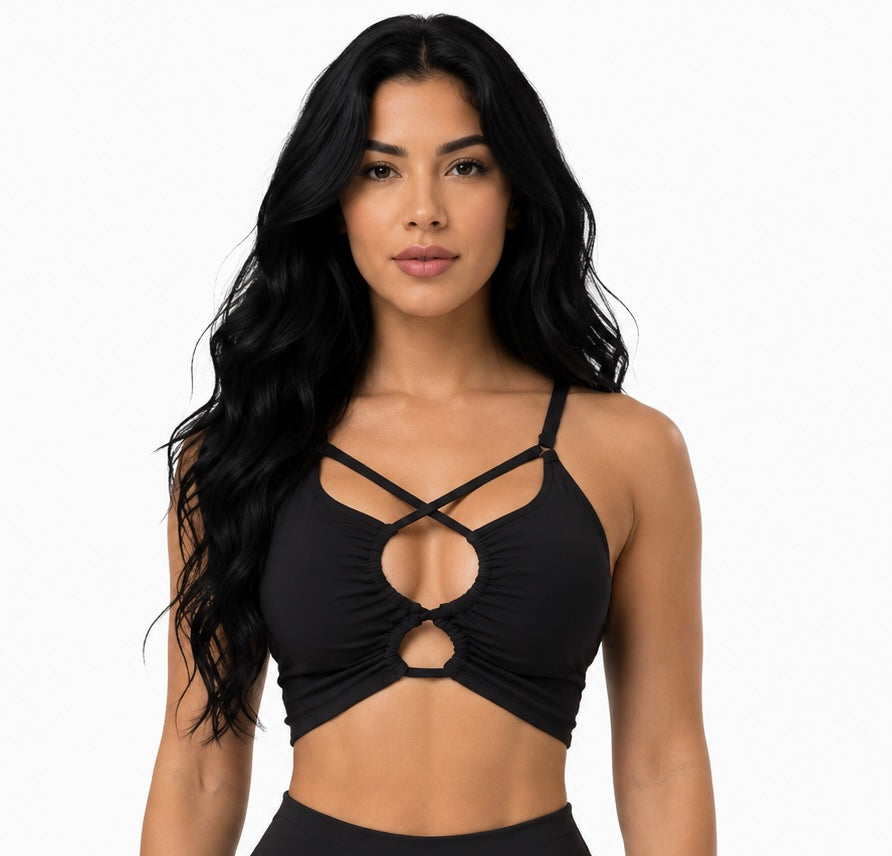 Spicy Crop Top Negro