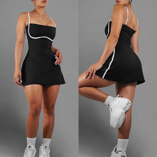 Queen Traje con Pantalón Negro y Blanco