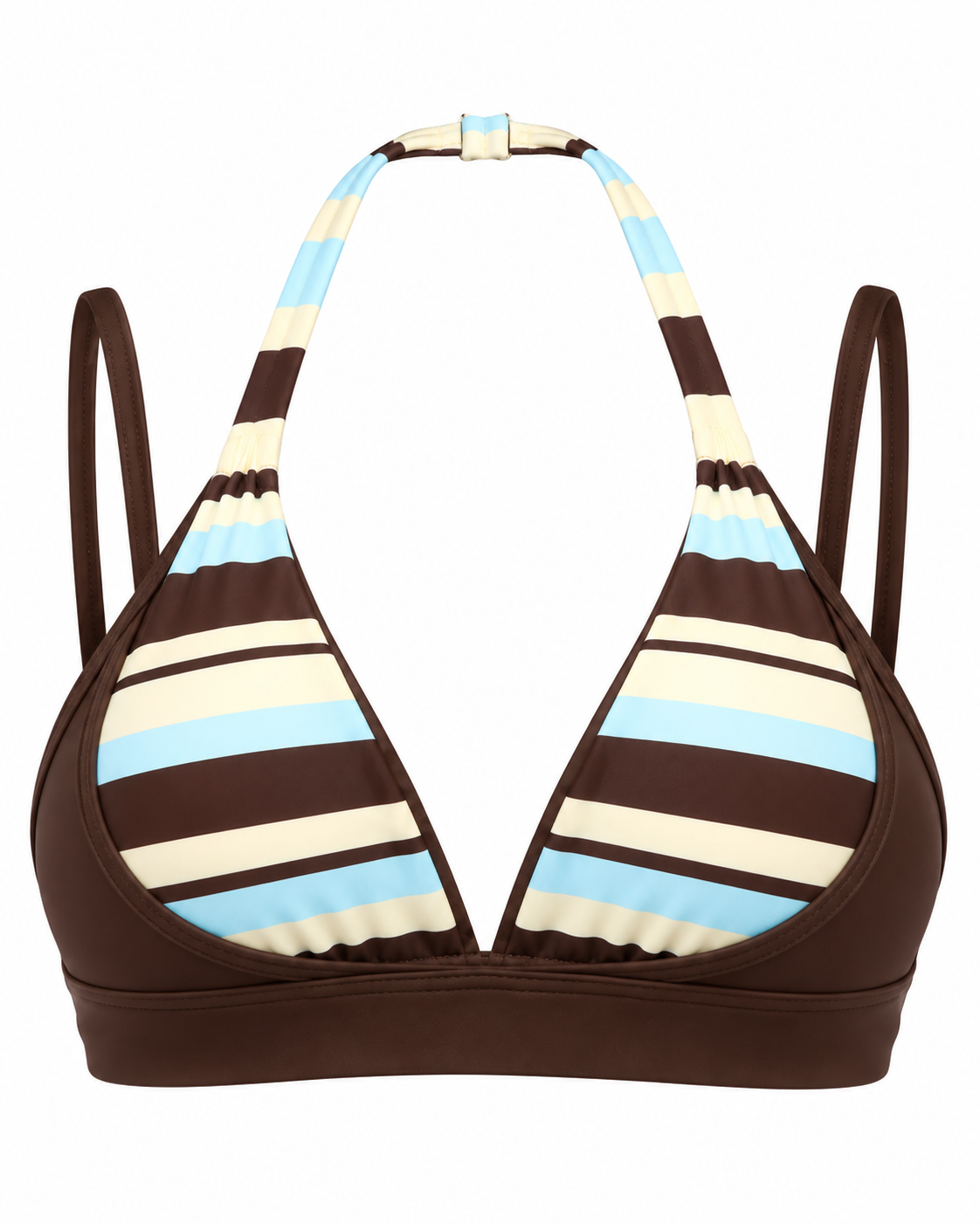 Monaco Brown Crop Top