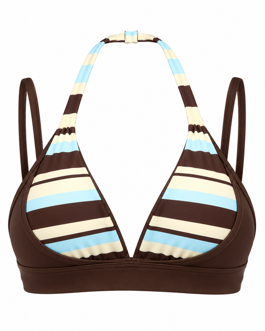 Monaco Brown Crop Top