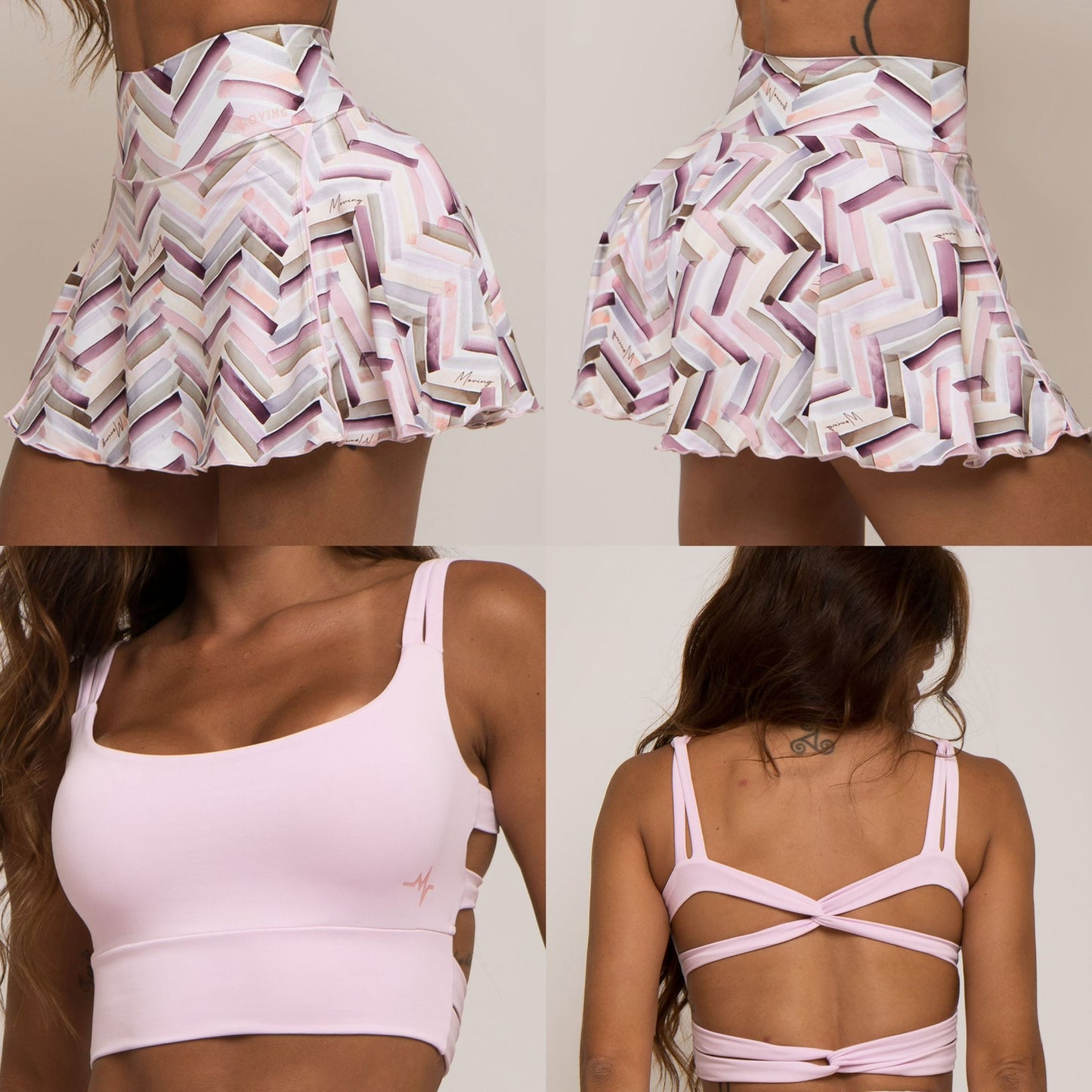 Magic Summer Falda con Pantalón & Crop Top