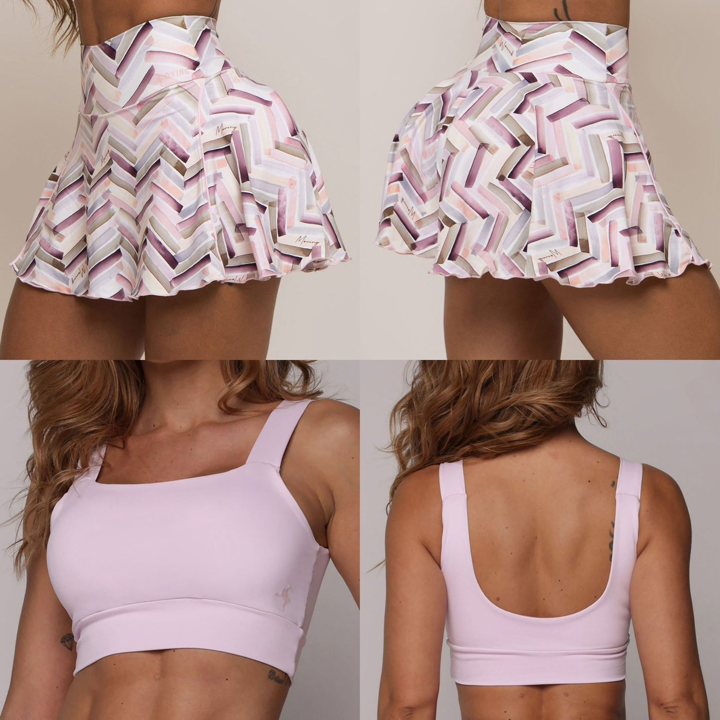 Magic Summer Falda con Pantalón & Crop Top