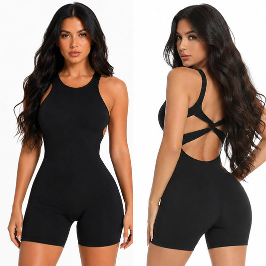 Butterly Romper Negro