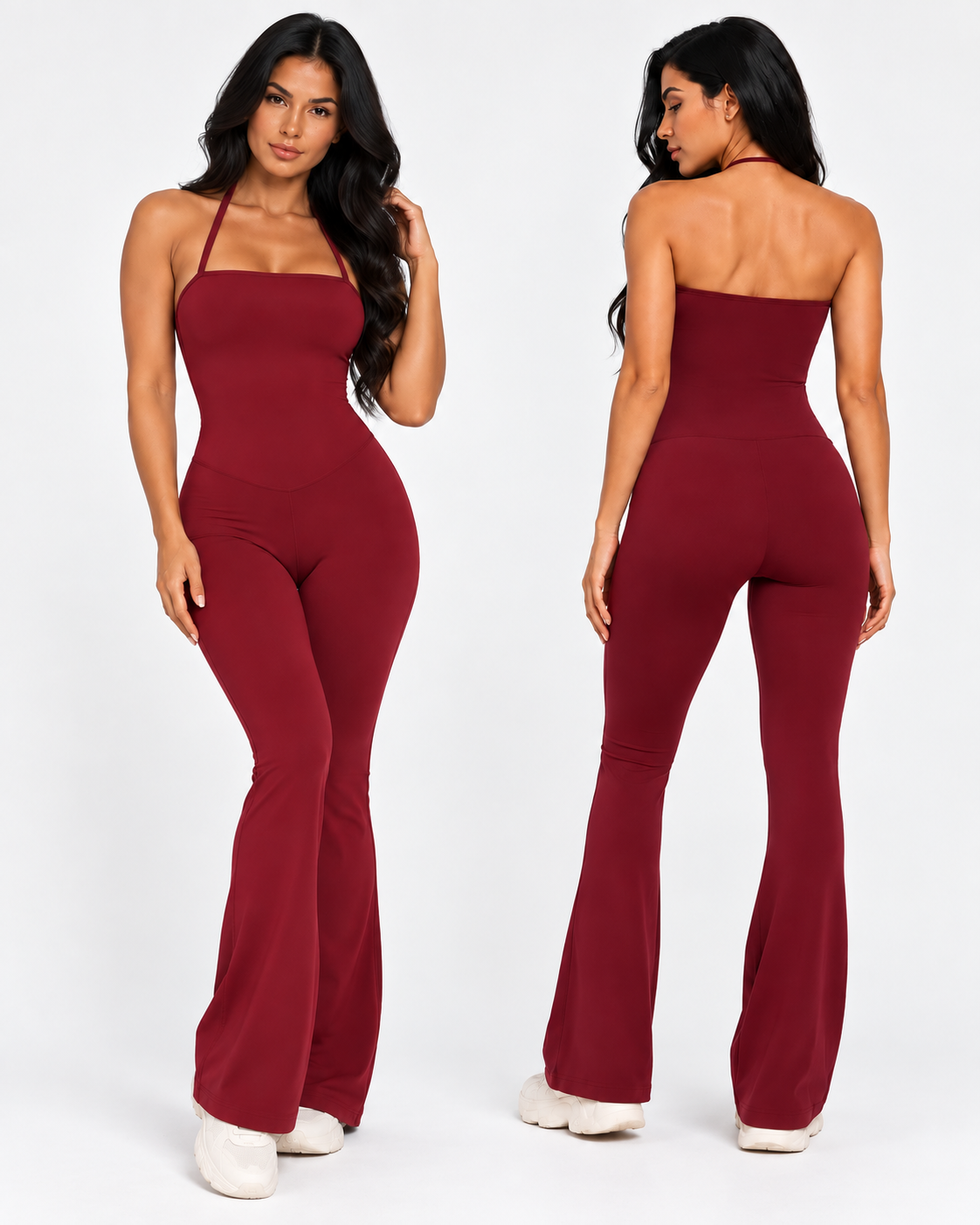 Enterizo Palazo Halter Vino