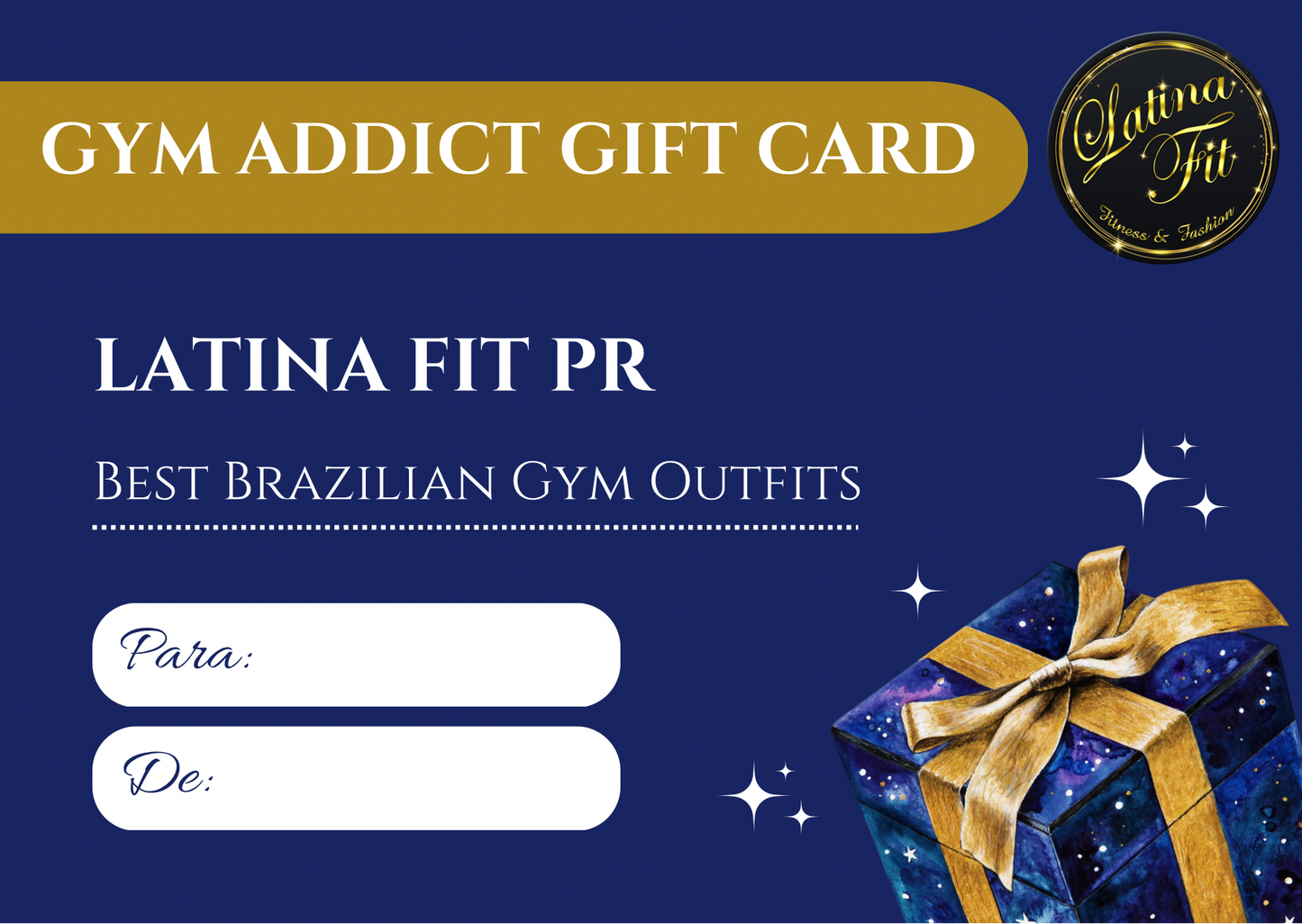 Gym Addict Gift Card